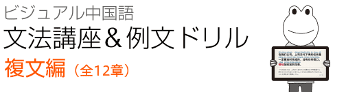 ビジュアル中国語・文法講座＆例文ドリル　複文編